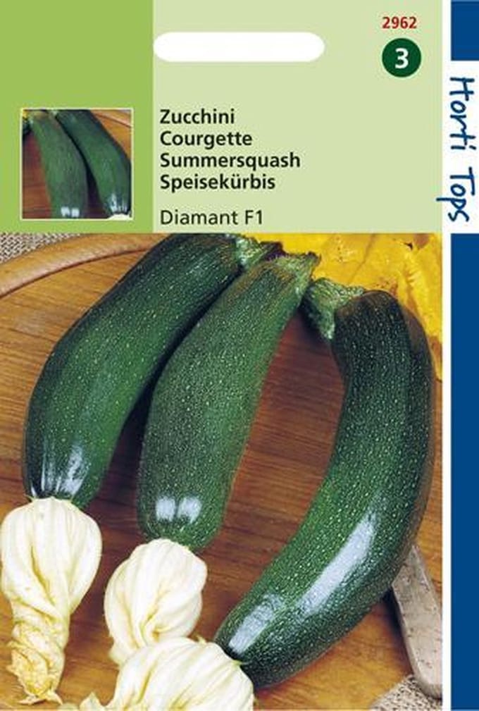 Hortitops Zaden - Gourgette Diamant F1