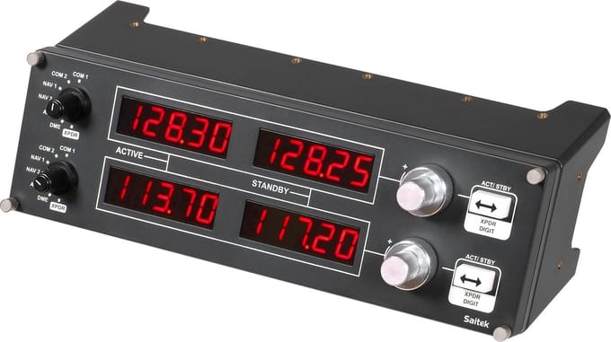 Logitech G Saitek Pro - Flight Radio Paneel - PC - Zwart