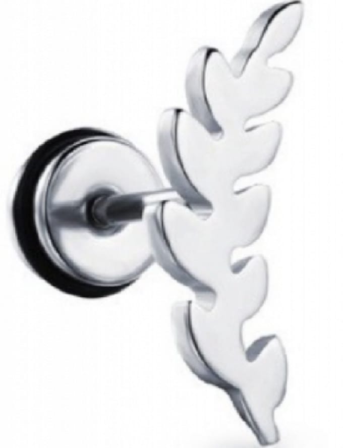 RVS- Helix- Lauwerkrans - Charme Bijoux