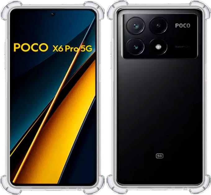 Hoesje geschikt voor Poco X6 Pro – Extreme Shock Case – Case Transparant