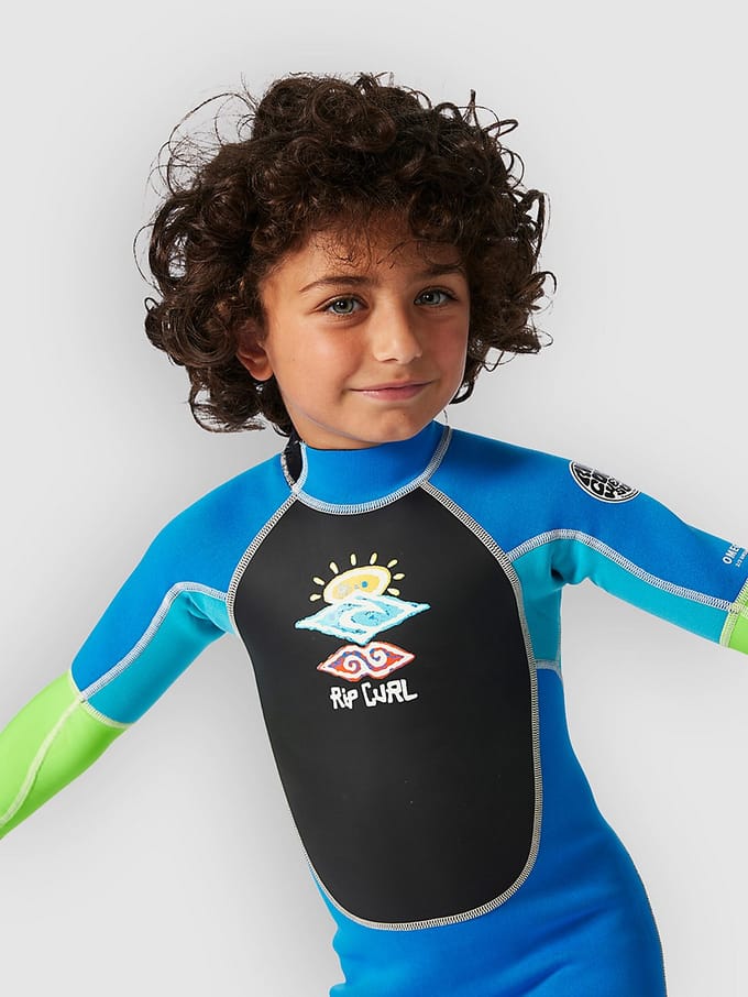 Rip Curl Omega Bz Easy On/Off Kids Wetsuit blauw
