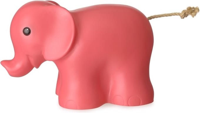 Egmont Toys Heico lamp olifant framboos 29 cm incl t