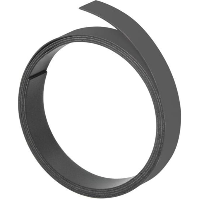 FRANKEN magneetband, (L)1.000 x (D)15 x (H)1 mm, zwart
