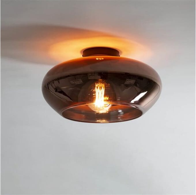 Plafondlamp elevate glass - Copper color glas