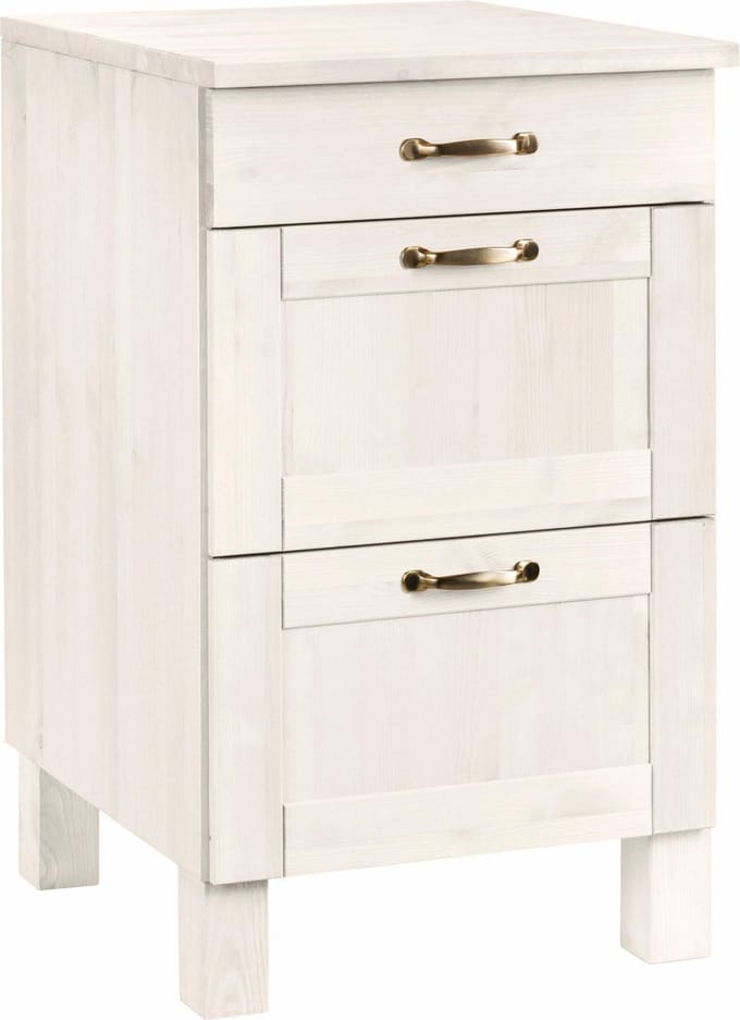 Alby-Kast-60cm - Wit Grenen