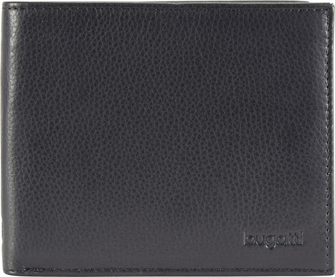 bugatti Portemonnee Sempre Wallet With Flap Black Zwart