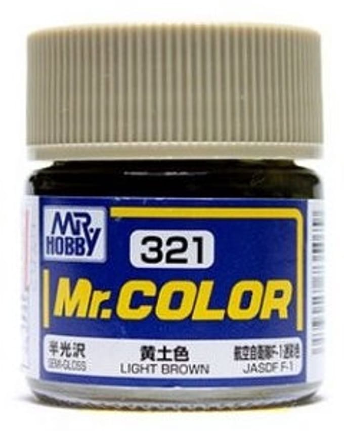 Gunze Mr. Hobby C-321 - Mr. Color 10 ml Light Brown - Lacquer Modelbouwverf