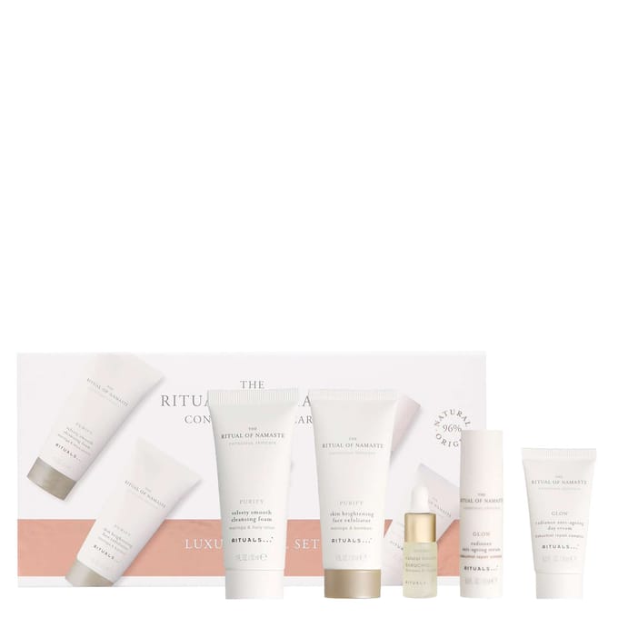Rituals The Ritual Of Namaste Gezichtsverzorgingsset Dagcrème 10 + Serum 10 + Serum 4 + Reinigingsschuim 30 + Peeling 30 (8719134182941)
