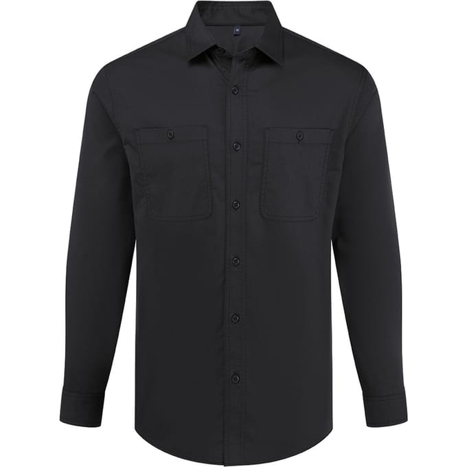 Premier Unisex Volwassen Utility 2.0 Shirt (Zwart)