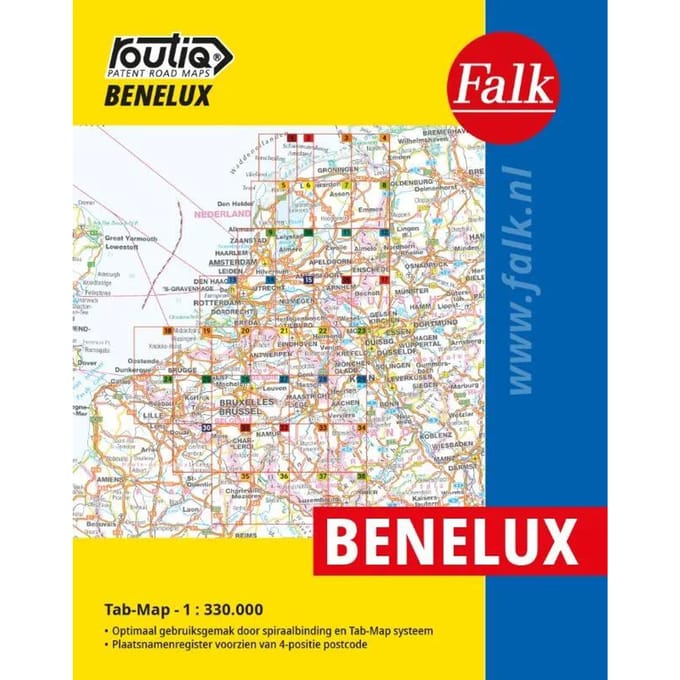 Falk Tab-Map Routiq Benelux
