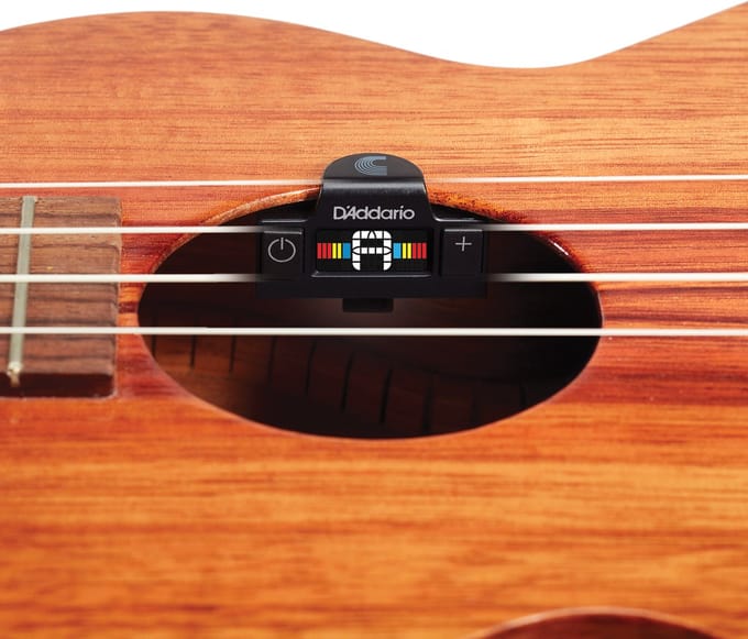 D'Addario CT-22 Ukulele Soundhole Tuner / Klankgat Stemapparaat