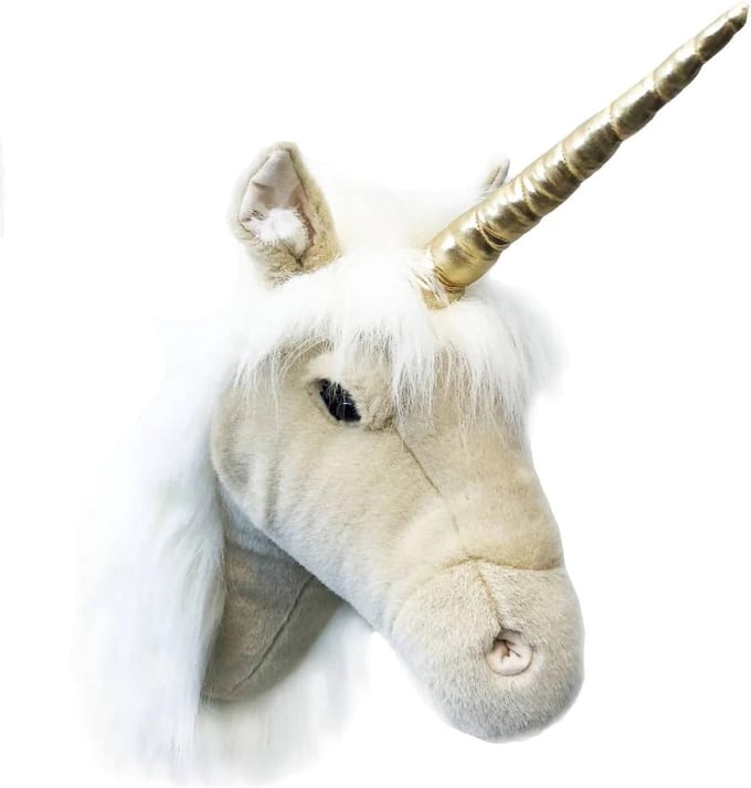 Wild and Soft Dierenkop Eenhoorn Fay Beige