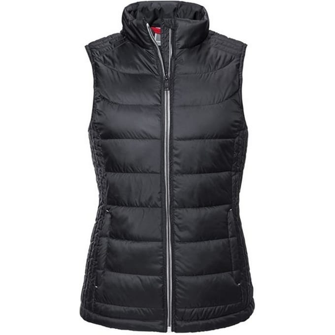 Russell Dames/dames Nano Body Warmer (Zwart)