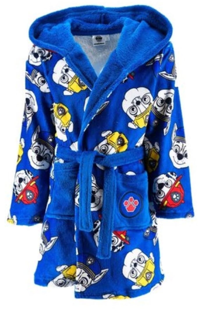 Paw Patrol Fleece Badjas Blauw Maat 110