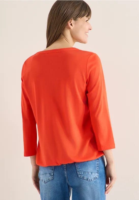 Effen button-up tuniek voor vrouwen Cecil