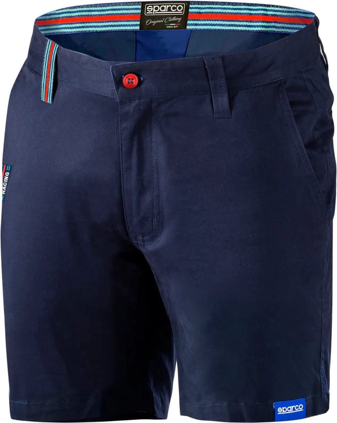 Sparco Martini Racing Bermuda Martini Racing Werkbroek - Marineblauw