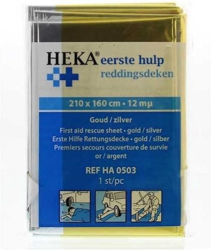 Reddingsdeken Goud/Zlv 160X210