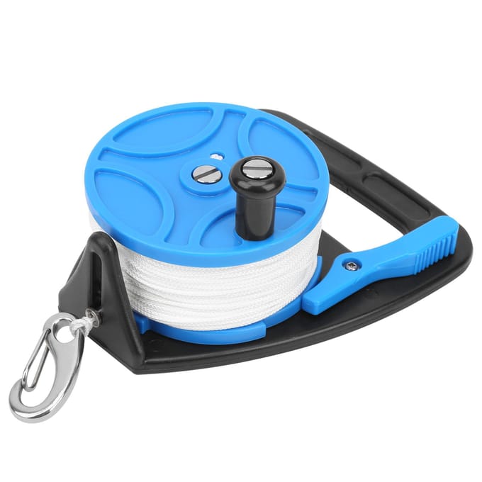Duikhaspel Multifunctioneel Draagbaar Duikuitrusting met Handvat Gesp Combinatie 289FT(Blauw ) blauw