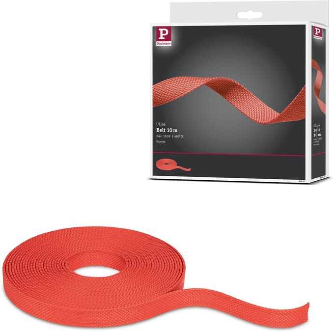 ULine Riem 10m Dacron Textil Koper Oranje