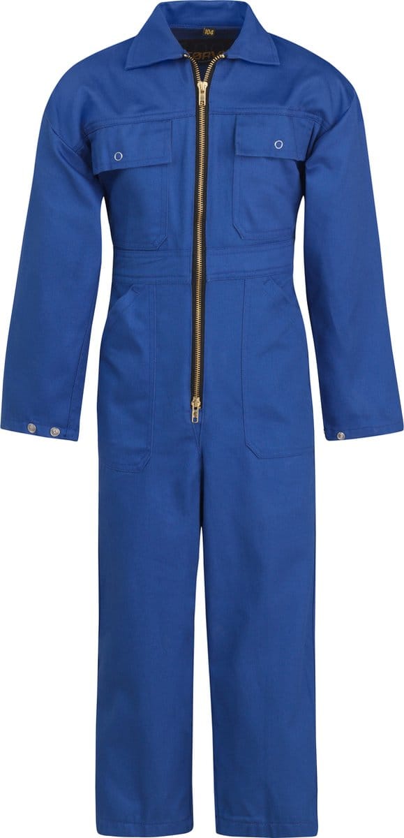 STØRVIK Kinderoverall - Jongens & Meisjes - Rits - Maat 164 - Blauw