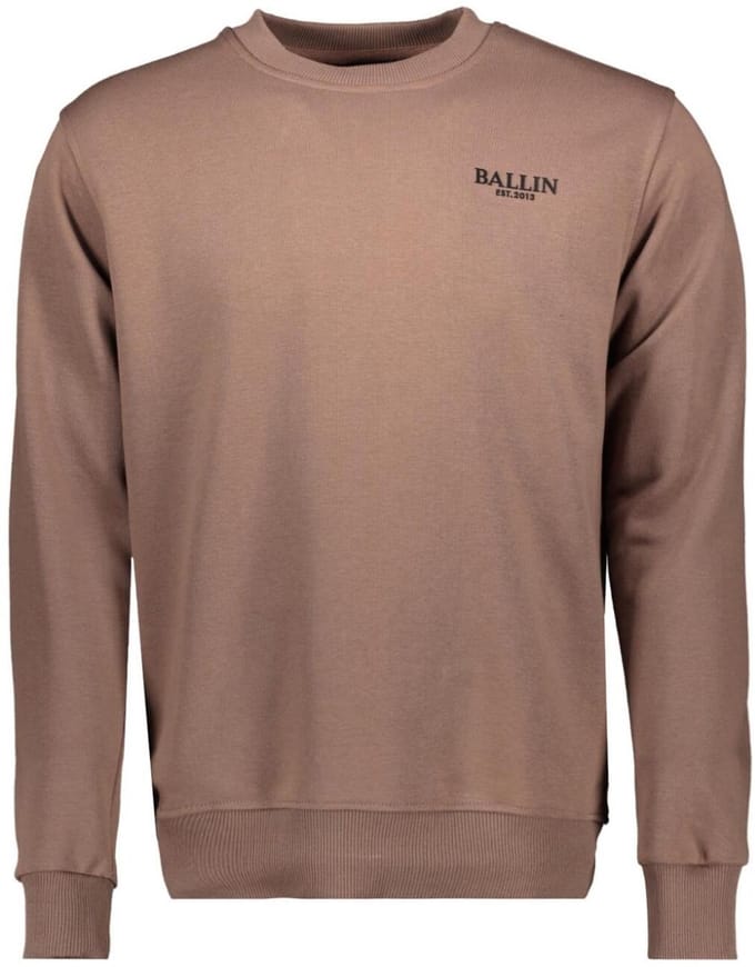 Ballin Trui Crewneck Sweater 5224 Cacao Mannen Maat - M