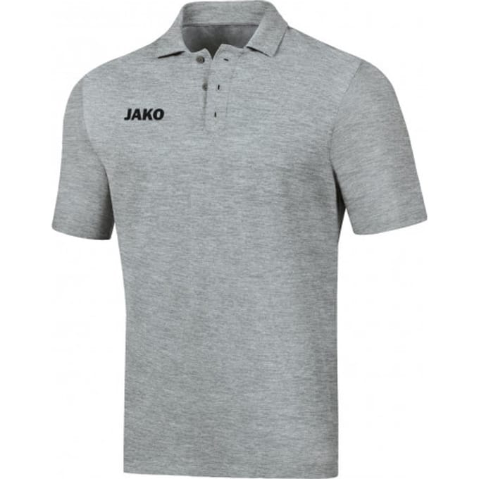 Jako Base Polo Dames - Lichtgrijs Gemeleerd | Maat: 42