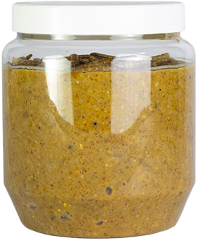 Oswalt Vogel Pindakaas Naturel - Buitenvogelvoer - 12 x 350 gram