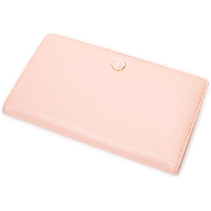 CC Button Long Bifold Wallet   Portemonnee