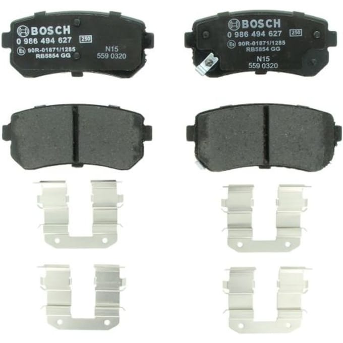 Remblokset BOSCH 0 986 494 627, achter