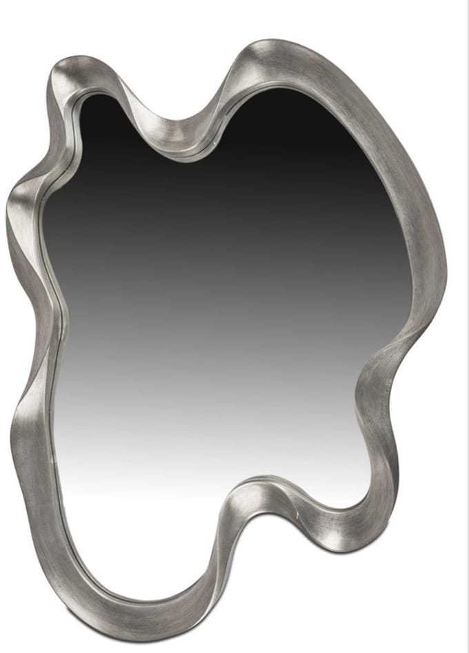 Spiegel - 60x80cm - Unic - Oud Zilver - Kunst