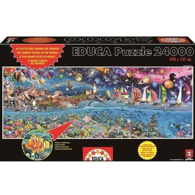 Puzzle La Vie 24000 Pièces - EDUCA - Tableaux et peintures - Multicolore - Adulte pur