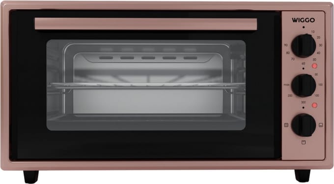 Wiggo WMO-E456(P) - Vrijstaande Mini Oven - Electrisch - 60 CM - 45 liter - 2000 W - 5 Jaar Garantie - Roze