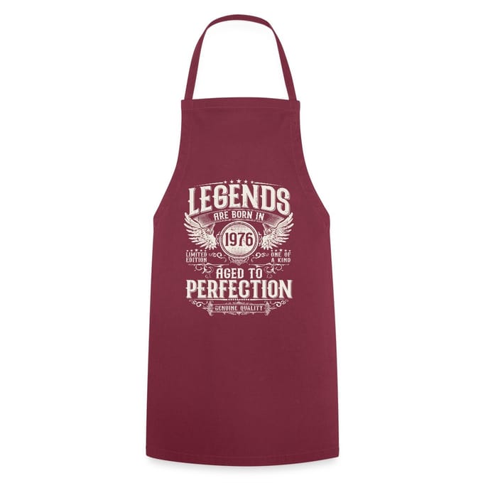 Legends Are Born In 1976 | Verjaardag Cadeau 50 Jaar Keukenschort
