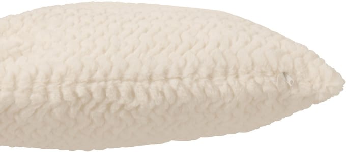 J-Line kussen - polyester - wit