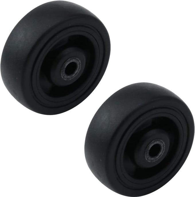 2-Pack Universele PVC Bagage Wielen Vervanging Set - 4.8cm Diameter