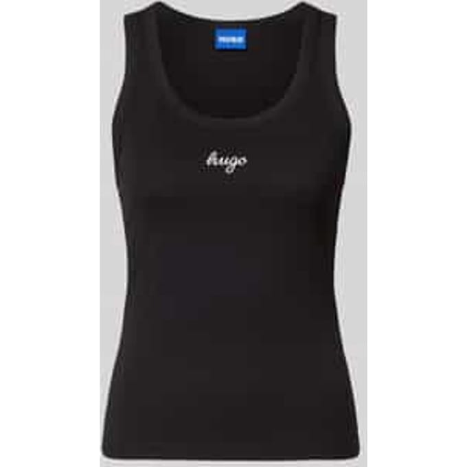 Regular fit tanktop van katoenmix model 'Damatank_B'