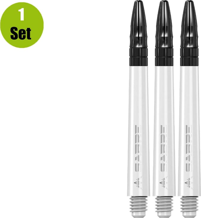 Mission Sabre White Base Black - Dart Shafts