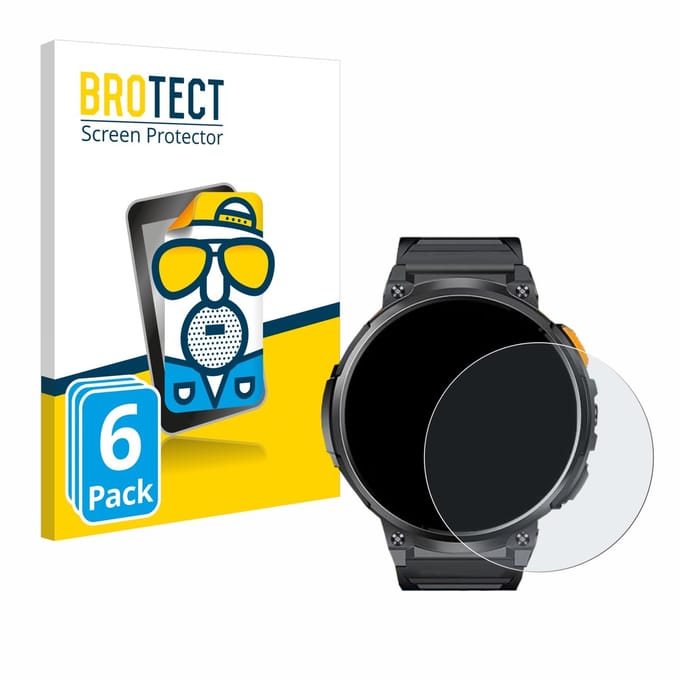BROTECT - Screenprotector voor Dremac FV6-A 1.85" - Folie Beschermfolie matte 6 Stuks