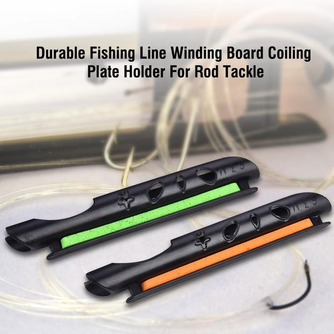 40 stuks Duurzaam Vislijn Wikkelbord Spoelplaat Houder voor Hengel Tackle Accessoire black