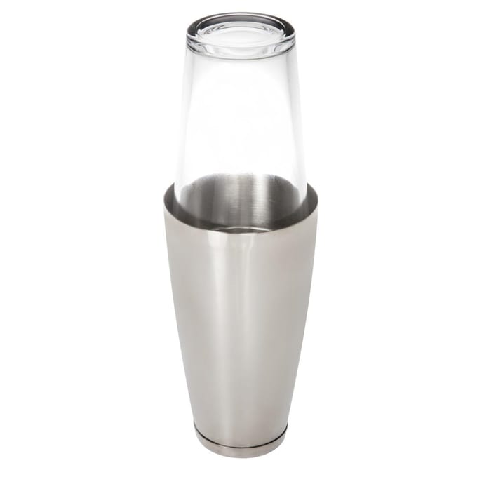 APS Boston Bar shaker-Set - 2-delig - glas á 400 ml & roestvrijstalen beker á 700 ml