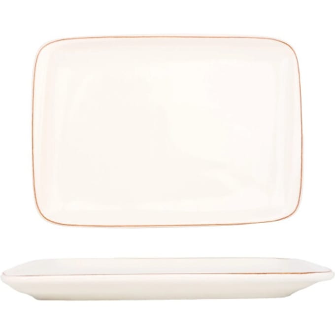 Bonna Serveerschaal - Retro - Porselein - 36x25 cm - set van 2