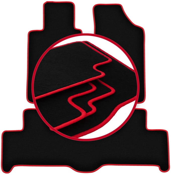 CARLUX-RED automatten voor: Hummer H3 SUV (2005-2010)