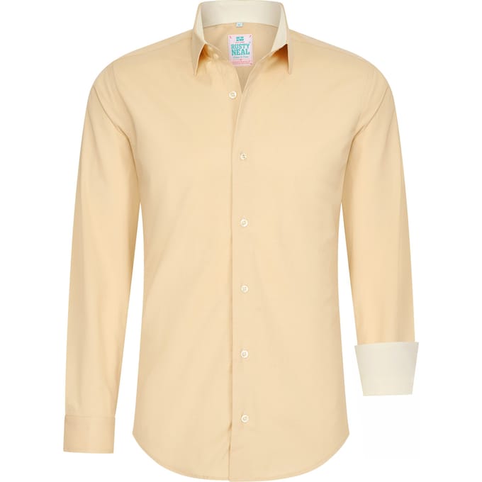 Pastelkleurig overhemd S - 6XL Slim Fit Katoenen stretch