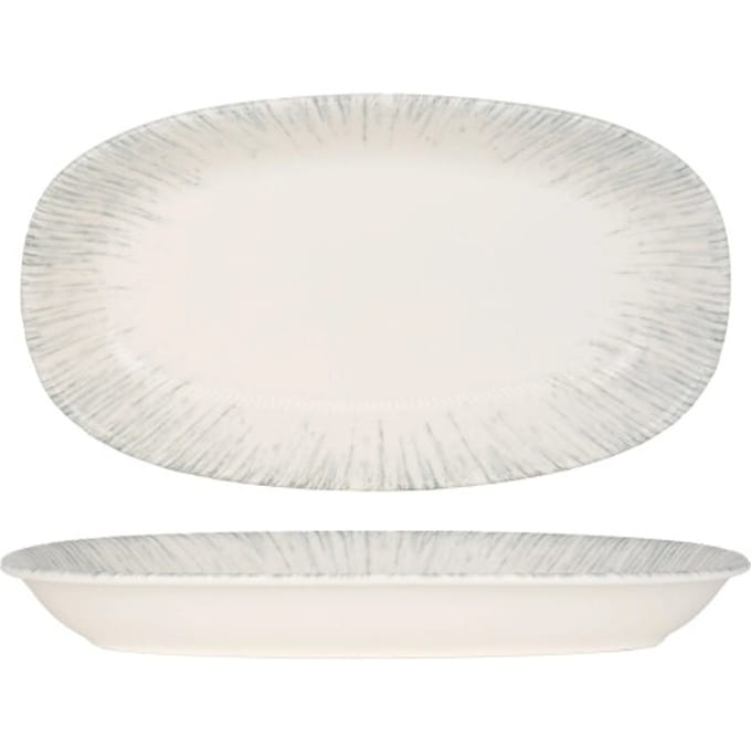 Bonna Serveerschaal - Iris - Porselein - 34x19 cm - set van 2