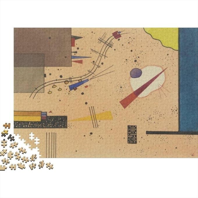 Houten Puzzel - Kunst Legpuzzel - Ontspanning Thuis - Gedrukt Op Karton - 1000 Stukjes - Kleurrijk