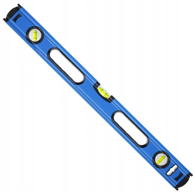 Aluminium Waterpas 100cm met 3 Libellen - Hoegert