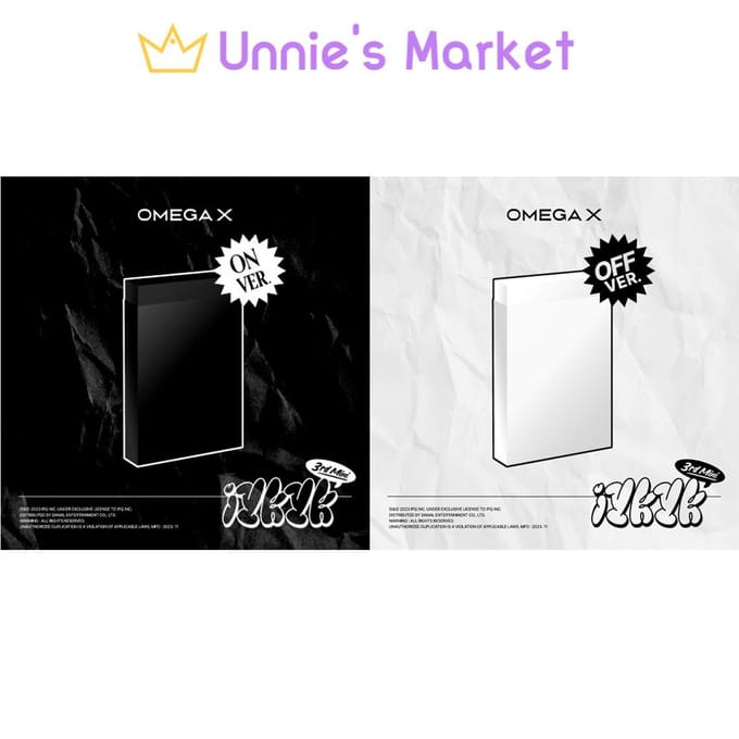 OMEGA X [iykyk] AAN ver. / UIT ver Random ver. black