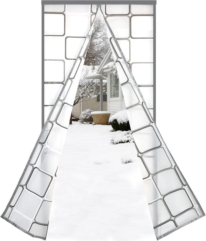 Thermisch Geïsoleerd Magnetisch Deurgordijn 85x205cm - Waterdicht en Winddicht