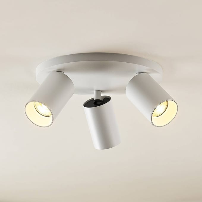Arcchio - buitenspot - 3lichts - Aluminium - H: 12.2 cm - GU10 - wit
