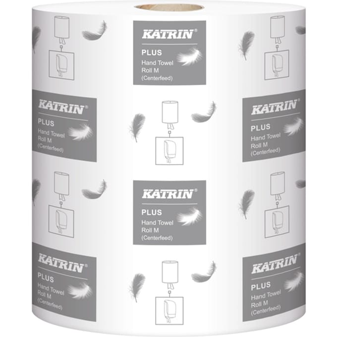 Poetspapier Katrin Plus medium 1-laags 870 vel wit 64403